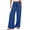 Blue, variant on Zuesphe Womens Pants High Waisted Tall Women Petite Plus Size Capris Short Length Palazzo Pants for Women Casual Womens Cargo Pants with Pockets