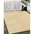thumbnail image 3 of Ahgly Company Machine Washable Indoor Round Contemporary Brown Gold Area Rugs, 5' Round, 3 of 7
