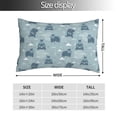 thumbnail image 2 of Goofa Cute Hippopotamus Print Plush Throw Pillow Case, Soft Velvet with Hidden Zipper, Decorative Cushion Cover for Sofa, Bed, Car, and Home Décor-20"x30", 2 of 6