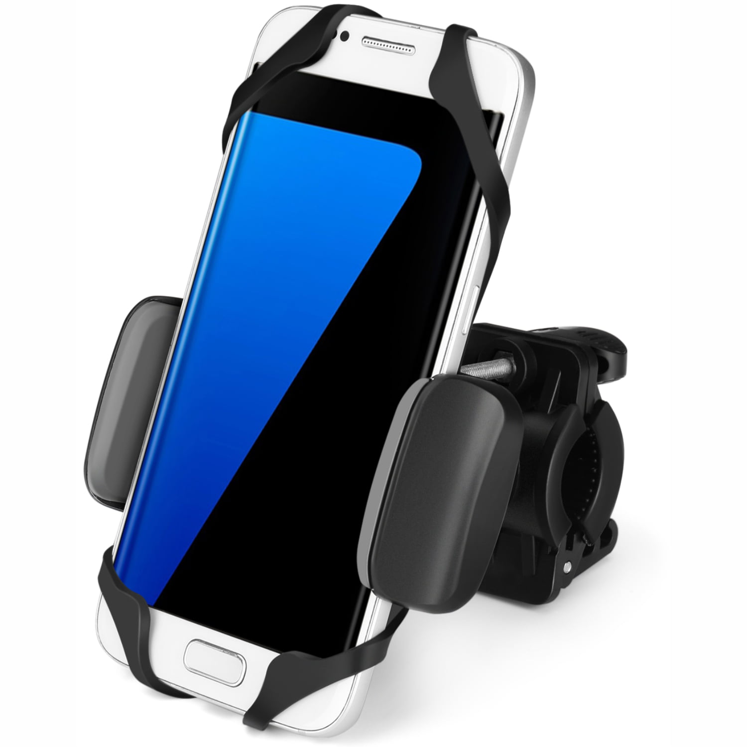 Holds Phones Up to 3.5 Wide, iPhone 7/7 Plus Galaxy S7 Adjustable Fits iPhone 6s / 6s Plus Roam Universal Premium Bike Phone Mount Holder for Motorcycle/Bike Handlebars