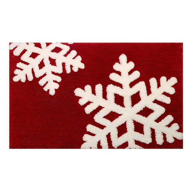 Merry Christmas Doormat Christmas Tree Santa Snowflake Decorate Doormat