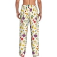thumbnail image 3 of Goofa Vegetable Printed Soft Pajama Pants for Men, Wide Leg Comfy Casual Lounge Yoga Pants-Large, 3 of 9