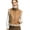 Camel, variant on Love Tree Women's Juniors Faux Leather Shearling Vest (Truffle, Medium)