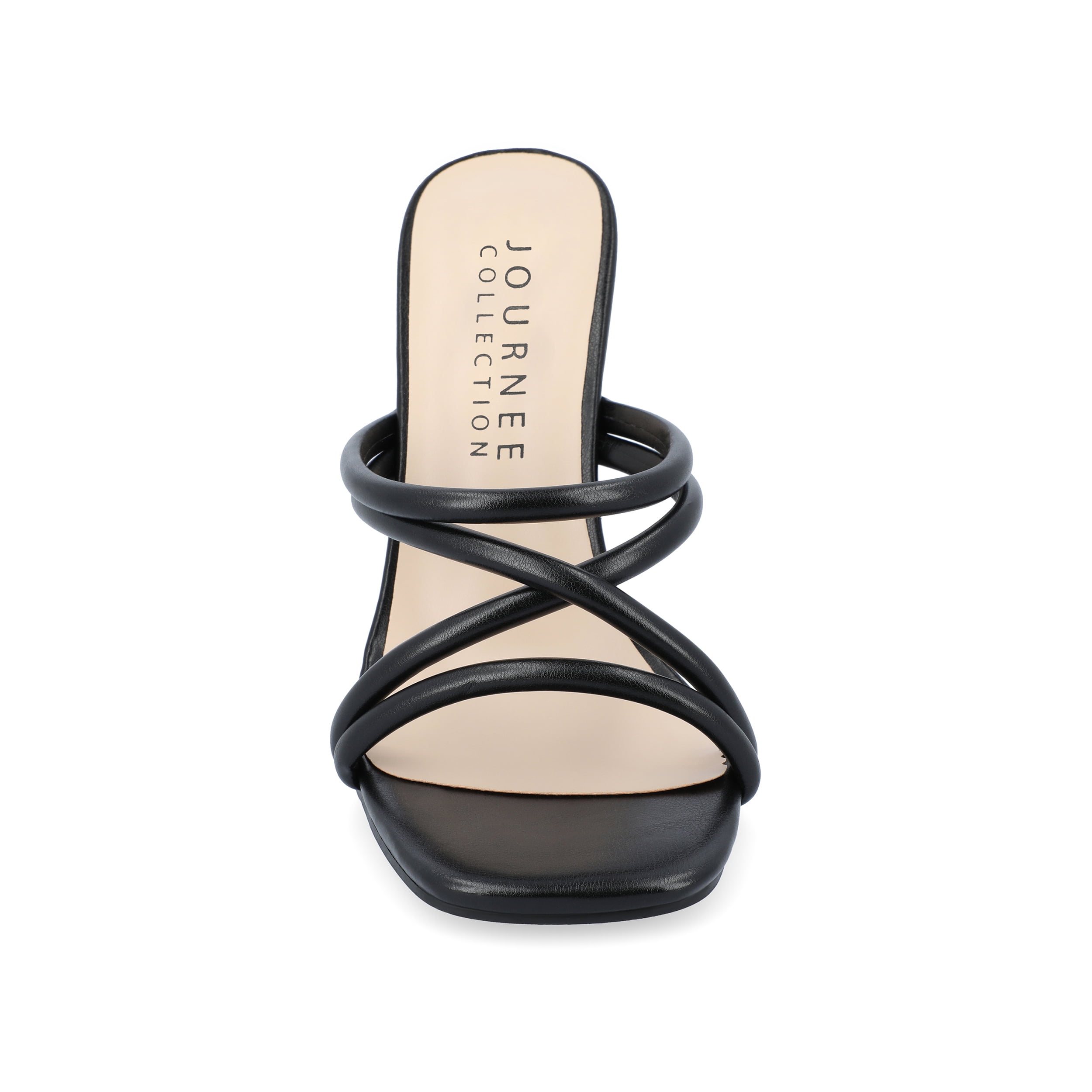 Journee Womens Louisse High Heel Open Toe Sandals