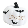thumbnail image 4 of Figura de calabaza, adorno decorativo de resina, estatua para decoración de Halloween, para mesa, interior, exterior, jardín, fiesta, 4 of 8