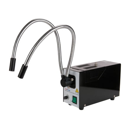 AmScope 150W Fiber Optic Dual Gooseneck Illuminator for Microscopes New price history on PriceWatchPro