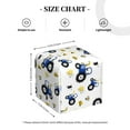 thumbnail image 4 of Lsque Tractor And Vehicle Printed Tissue Box Cover Holder, Facial Paper Organizer Dispenser,Square with Bottom Belt, PVC Leather Decorative Organizer, 4 of 8