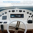 thumbnail image 4 of Pyle Single-DIN In-Dash Digital Marine Stereo Receiver with Bluetooth (Black), PLMRB29B, 4 of 7
