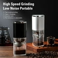 thumbnail image 2 of MINKUROW Electric Coffee Grinder for Beans,Spices and More,Stainless Steel Blades,Removable Chamber,Makes up to 12 Cups,Black (White Coffee Grinder), 2 of 8