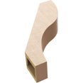 thumbnail image 6 of Ekena Millwork 5"W x 16"D x 22"H Geneva Rough Cedar Woodgrain TimberThane Knee Brace, Primed, 6 of 6