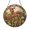 Acrylic 3.5 Inch, variant on Deer with Flower Design Sun Catcher Hanging Window Plaque, Gentle Woodland Nature Home Decor