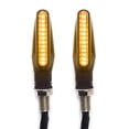 thumbnail image 1 of Amdohai 2Pcs Motorcycle LED Turn Signal Lights, Universal Running Effect Indicators, Flowing Water Style Motorcycle Flasher Relay, Blinkers Front Rear Indicators, 1 of 8