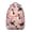 Pink-60, variant on Hen and Garden Illustration School Backpack - Ergonomic Waterproof Bag with Rooster Print & Adjustable Shoulder Straps