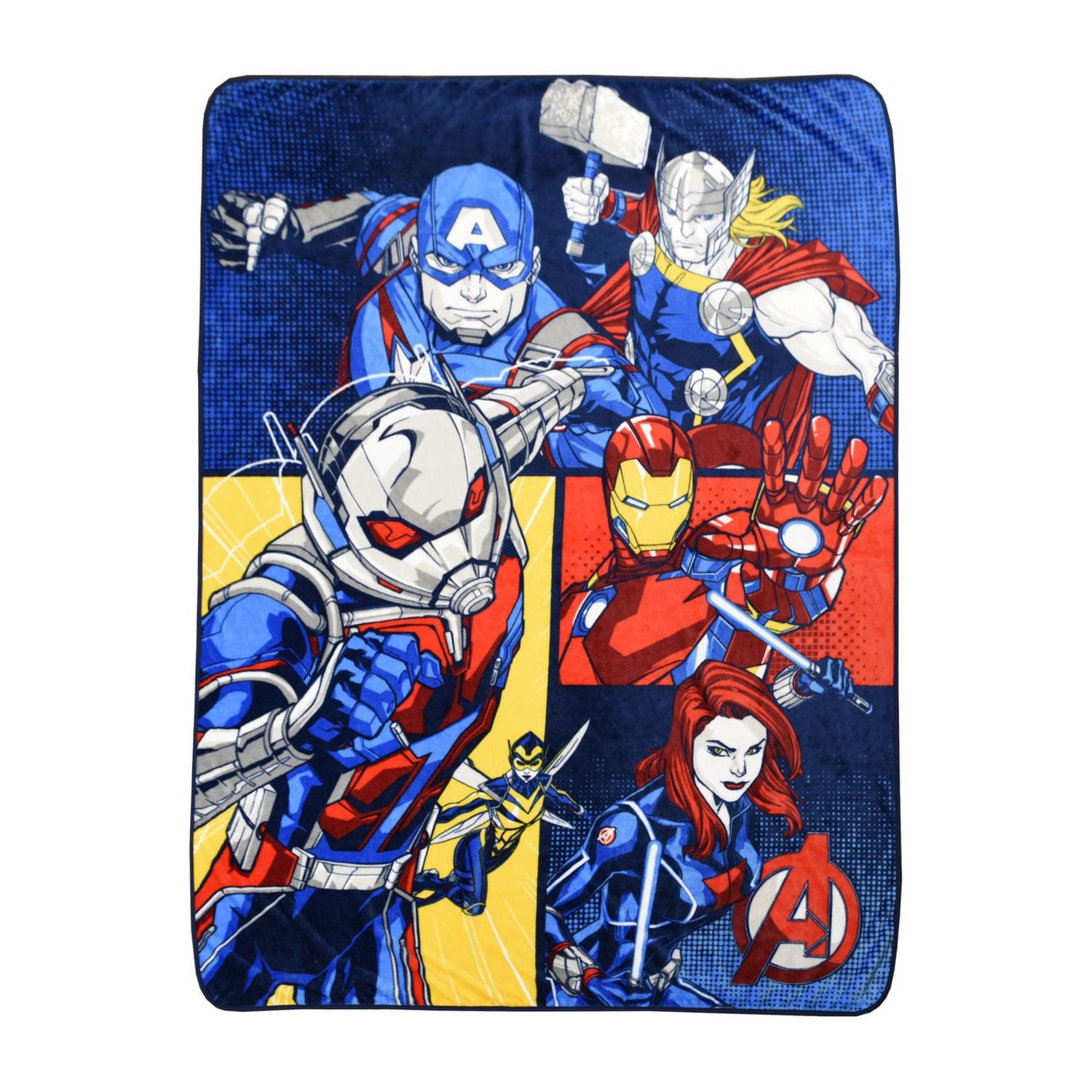 Marvel Avengers Couverture en Micro Peluche
