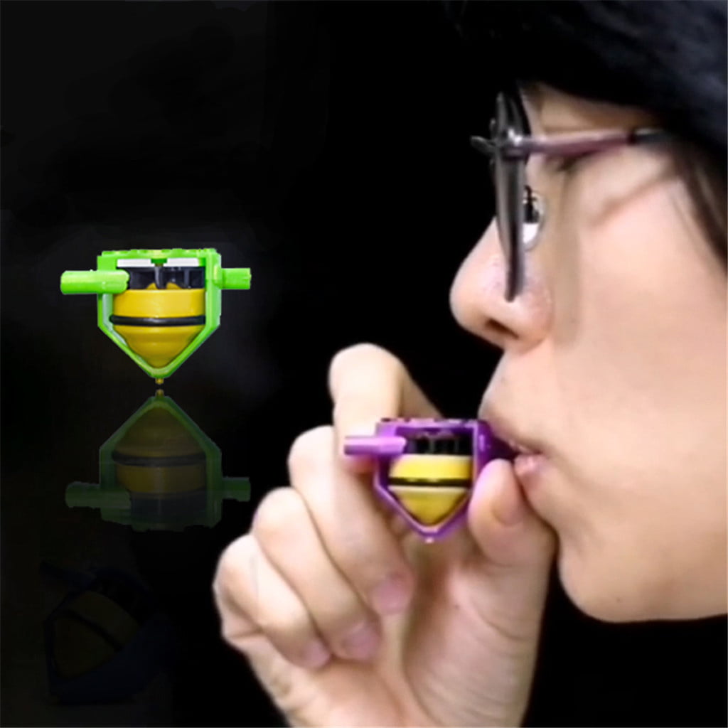 Details about   Novelty Whistle Gyro Toys Blowing Rotation Stress Relief Desktop Spinnig Top