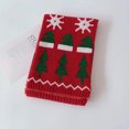thumbnail image 2 of LEKODE Unisex Adult Christmas Knit Scarf, Long Wrap Festive Printed Neck Warmer for Cold‑Weather Winter Daily and Holiday Party E A One Size, 2 of 4