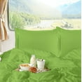 thumbnail image 3 of Clara Clark, RV/Short Size, Bed Sheets Set, Luxury Bedding Sheets Set, 4-Piece Bed Set, Deep Pockets Fitted Sheet 100% Soft Microfiber, Hypoallergenic Cool & Breathable, Garden Green, 3 of 6