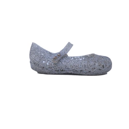 

Pre-owned Mini Melissa Girls Silver Shoes size: 6 Toddler