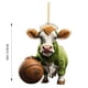 thumbnail image 3 of Teissuly Christmas Pendant Acrylic Pig Flat Car Pendant Christmas Tree Ornament Teissuly WER2023112006293, 3 of 4