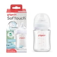 thumbnail image 1 of Biberón Pigeon Soft Touch 160ml Vidrio Boca Ancha Bebé 0m+, 1 of 6
