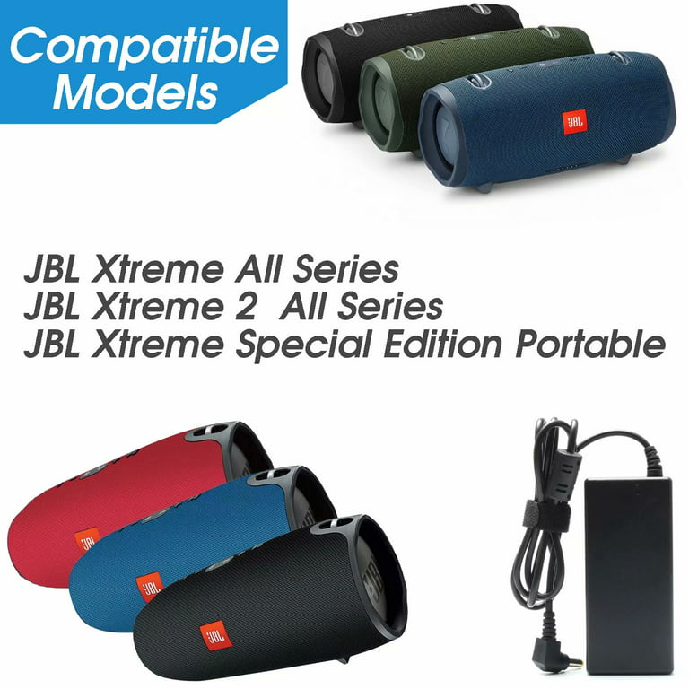 for JBL Power Cord Replacement Charger Supply for Xtreme Xtreme 2 Xtreme Portable Wireless Speaker (Black Blue Red) AC DC - Walmart.com