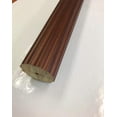 thumbnail image 4 of 2 Inch Diameter Drapery Wood Fluted Curtain Rod 8 FT (Gold), 4 of 5