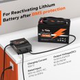thumbnail image 6 of LiTime 2 Bank 12V 10A Battery Charger Waterproof Fast Charging, 4 Safety Protections, 6 of 9