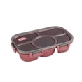 thumbnail image 3 of Plastic Food Storage Containers with Lids Plastic Compartmental Bento Food Container Storage Lunch Box Divided Food Storage Containers with Lids Lock and Lock Food Storage Containers, 3 of 9