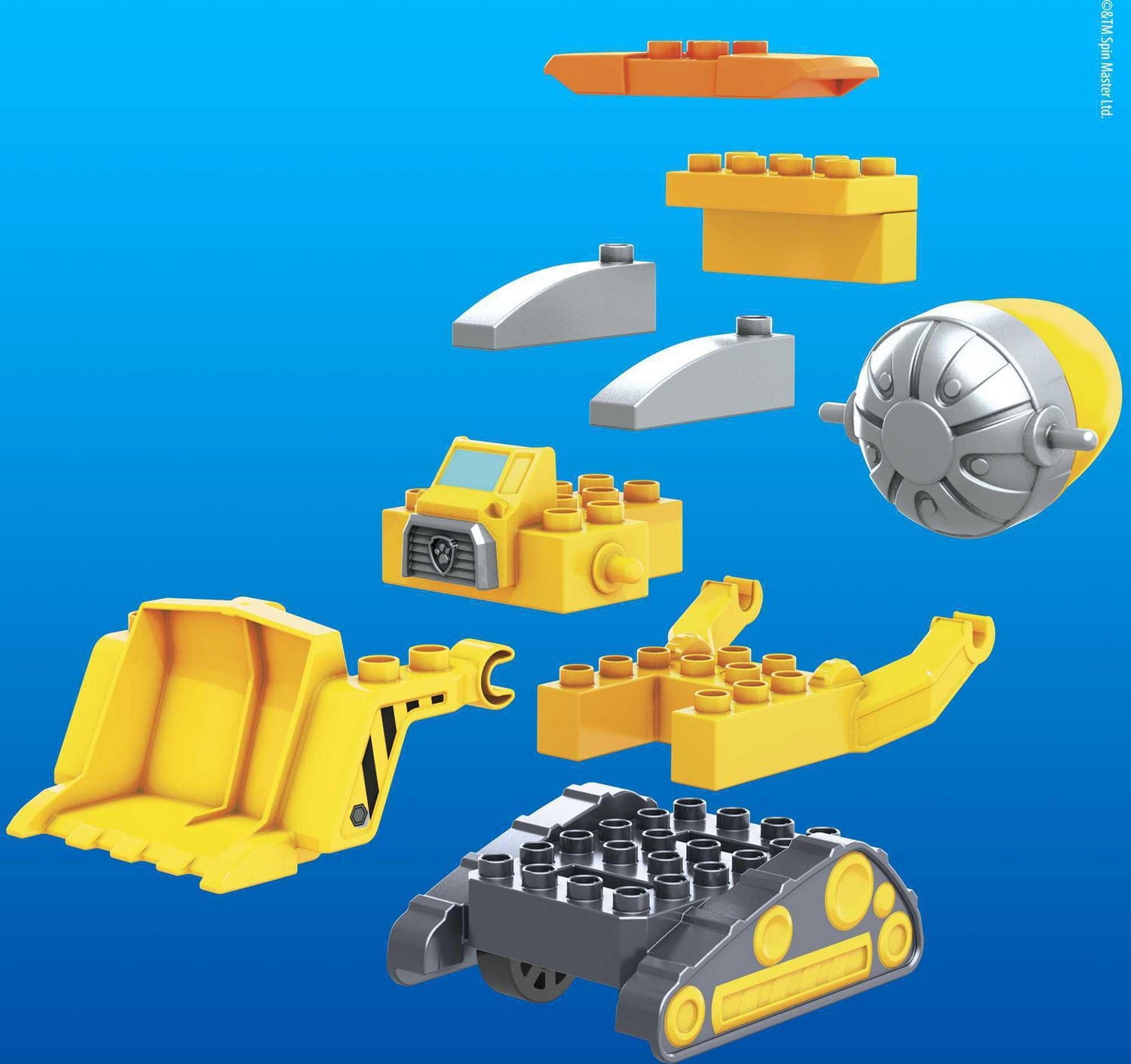 La Pat’ Patrouille L’Engin de Construction de Ruben - 16 blocs