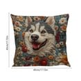 thumbnail image 2 of SIYTUAU Polyester Pillowcase With Animal Print 17.72X17.72 Inch Soft Cushion Cover For Sofa A, 2 of 7