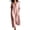 Pink, variant on Noric Women Short Sleeve Cotton Dresses Casual Lapel Collar A-Line Maxi Dress with Pockets Loose Fit Solid Color for Daily Vacation