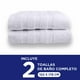 thumbnail image 3 of Toalla de Baño Completo Hokins 100% Algodón Premium 102x178 2 Piezas Blanca, 3 of 7