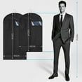 thumbnail image 4 of Clothing Covers Coat Suit Dress Protector Hanging Garment Bags Closet Waterproof Clothes Cover, 4 of 16
