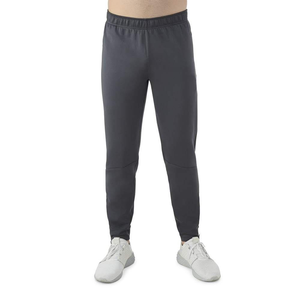 russell men's and big men's active slim knit pants