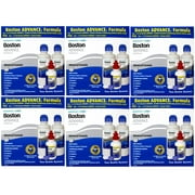 6 Pack - Baush & Lomb Boston Advance Multi-Pack, Step 1&2 Leanses Cleaner (2 X 4 fl oz Plus 1 fl oz Cleaner Bottle)