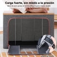 thumbnail image 3 of Meryado Caja de almacenamiento de ropa,Juego organizador plegable apilable con ventana transparente，66L,50 * 40 * 33cm, dos cajas de almacenamiento. Con marco de acero(2gris-66L), 3 of 8