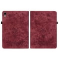 thumbnail image 2 of ELEHOLD Case for iPad mini 6 8.3 Inch, Embossed Butterfly PU Leather Card Holder Folio Cover with Stylus Loop, Multiple Viewing Angles Stand Protective Shell,Red, 2 of 7