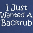 thumbnail image 2 of CafePress - I Just Wanted A Back Rub Maternity Dark T Shirt - Maternity Dark T-Shirt, 2 of 3