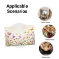 thumbnail image 5 of AshasdS Watercolor Floral and Butterfly Design Linen Table Mats Set of 4 12x18 inch for Spring Summer Home Table Decor, 5 of 5