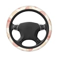 thumbnail image 6 of XMXT Pink Peaches Print Steering Wheel Cover, Elastic Non-Slip Universal Fit Car Decor Accessories Protector for Auto SUV Trucks, 6 of 8
