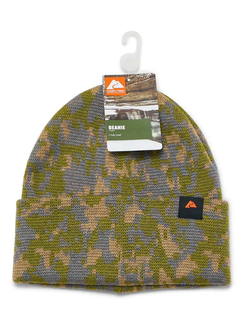 Ozark Trail Men's Camo Knit Beanie - Walmart.com
