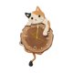 thumbnail image 4 of Reloj de péndulo con cola oscilante, reloj colgante con forma de animal, reloj analógico silencioso decorativo para 36 cm x 61 cm, 4 of 8