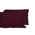 thumbnail image 3 of Queen Size Luxurious 4 Piece Sheet Set for Women & Men, Oeko-TEX Certified, Burgundy, 3 of 7