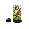 thumbnail image 2 of 11" Tiffany Style Red Tulips Accent Table Lamp, 2 of 6