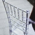 thumbnail image 6 of Efavormart Pack of 12 | Clear Resin Transparent Chiavari Chair Armless Stackable Chairs Crystal Clarity, Invisible Plastic Construction, Unique Style, 6 of 11