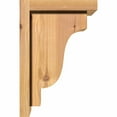 thumbnail image 3 of 7 1/2"W x 8"D x 12"H Newport Smooth Corbel w/Backplate, Western Red Cedar, 3 of 9