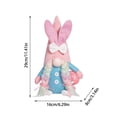 thumbnail image 3 of Moocorvic Easter Gnomes Decorations Bunny Plush Spring Easter Baskets Stuffed Animals Birthday Gifts Table Ornament Home Decor, 3 of 8