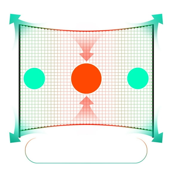 Raindrops Stop Games Golf Net Golf Practice Net Course Net Course Guard 300X100CM Green