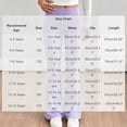 thumbnail image 3 of BXJX Girls Yoga Leggings 10-12, Sports High Stretch Elastic Waist Slim Flare Pants Purple, 3 of 8