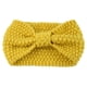 thumbnail image 2 of Sonducket Diademas de ganchillo cálidas, cómodas, anchas, a prueba de viento, calentador de orejas, diademas, regalos del Día de San Valentín Accesorio para el cabello Amarillo, 2 of 6